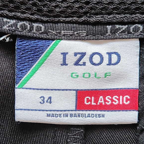 Izod Classic Golf shorts Size 34 Color black inseam 10 inches - Picture 6 of 11